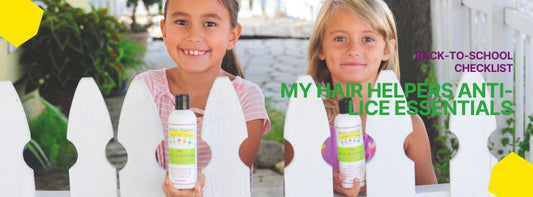 Mint shampoo, conditioner and spray for lice