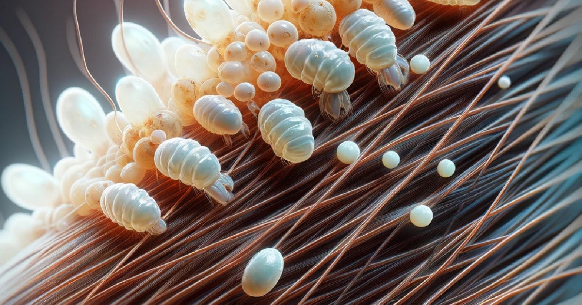 HOW TO TELL IF LICE EGGS HAVE HATCHED – My Hair Helpers Natural Head ...