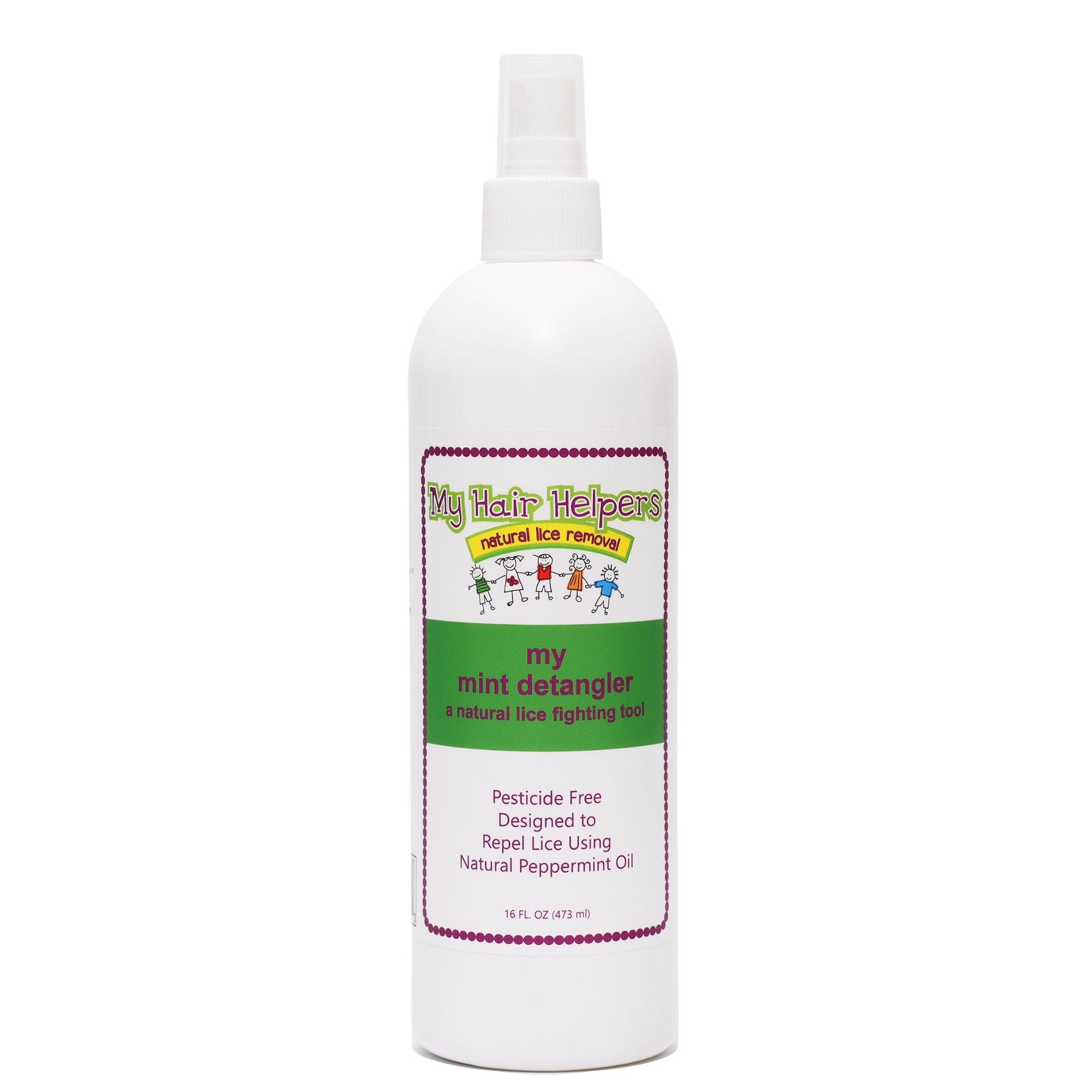 16oz mint detangler lice spray