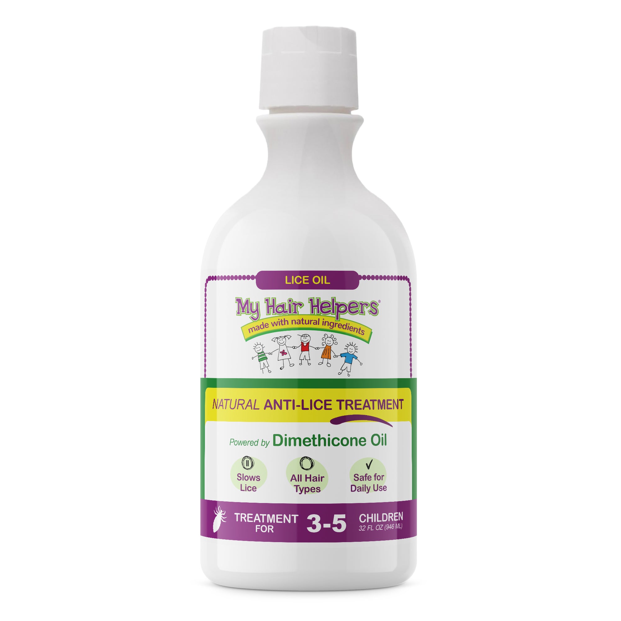 32oz dimethicone lice oil