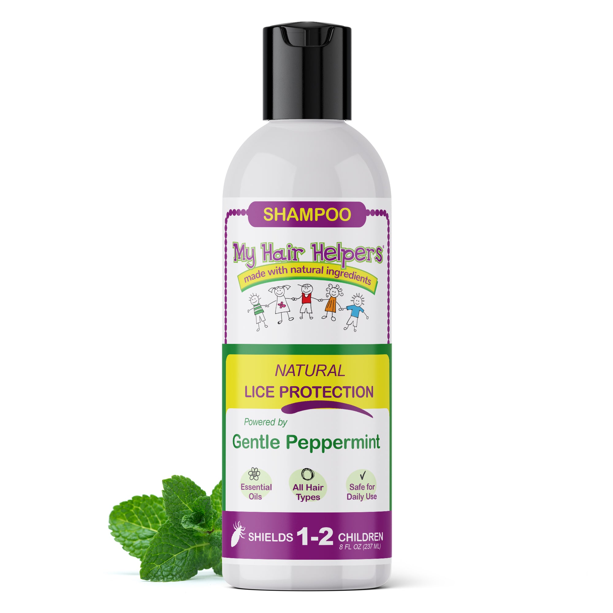 Mint Shampoo 8oz Lice Protection