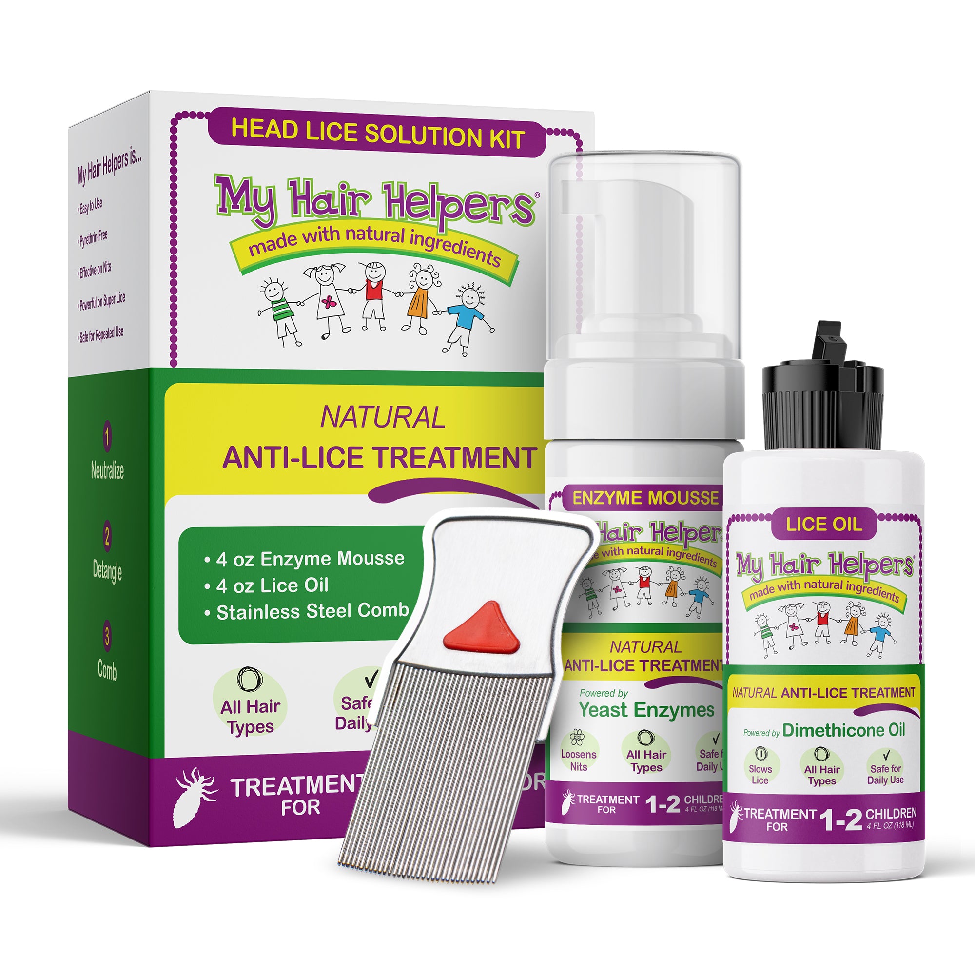 head lice solution kit