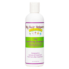 clarifying lice shampoo to remove dimethicone oil