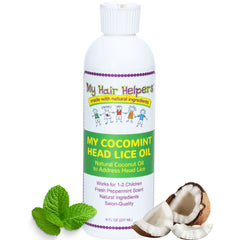coconut and mint lice removal oil for 1-2 kids
